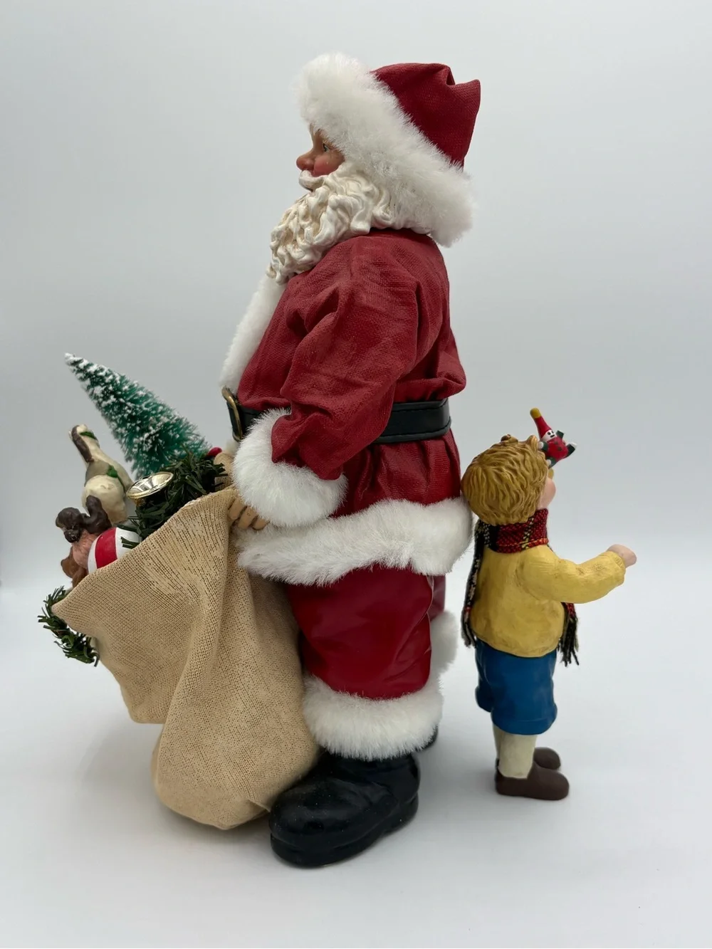 Possible Dreams Clothtiques Santa’s Grab Bag 713158 Box Tag Child 1997